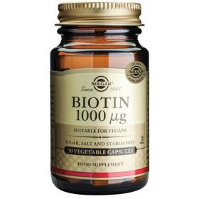 Solgar Biotin  1000 ug  50 Capsules Expiry 06/2024