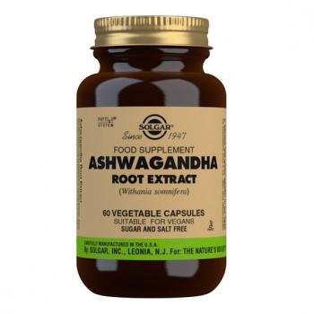 Solgar Ashwagandha Root Extract 60 capsules Expiry 03/26