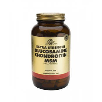 Solgar Extra Strength Glucosamine Chondroitin MSM (Shellfish Free) Tablets 120 Expiry 12/25