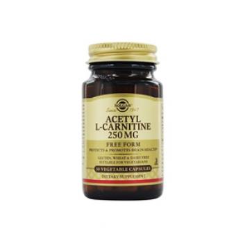 Solgar - Acetyl L-Carnitine 250 mg. - 30 Vegetarian Capsules