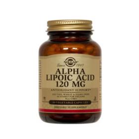 Solgar Alpha Lipoic Acid 120 mg - 60 Vegetarian Capsules
