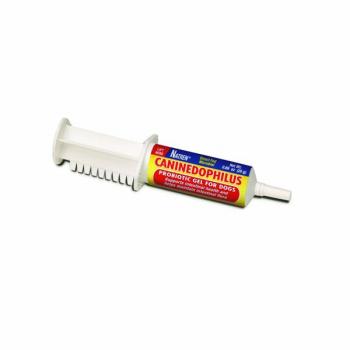 Natren CanineDophilus (20ml) probiotic syringe for dogs .  