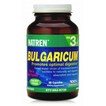 Natren Bulgaricum - Dairy-Free STEP THREE (60 capsules) Expiry Date 15/02/23. 