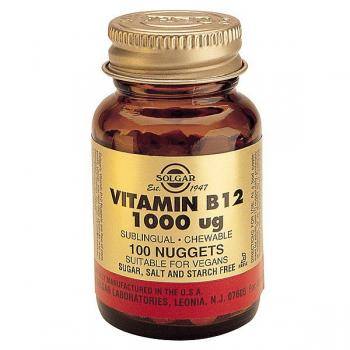 Solgar Vitamin B-12 1000mcg nuggets 100's
